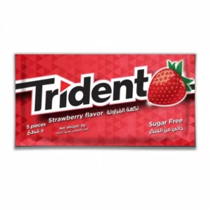 ترايدنت لبان فراولة 5 قطع