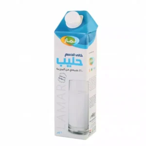 لمار حليب خالى الدسم 1 لتر